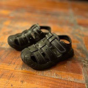 Komfyea Closed Toe Leather Sandals Boys Keen